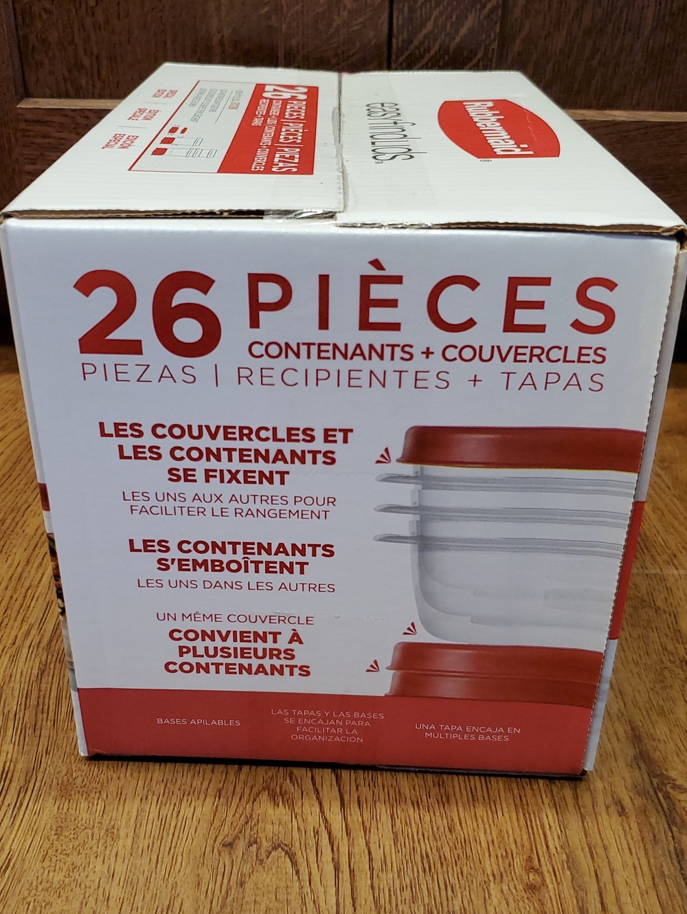 Rubbermaid Easy Find Lids Food Storage System with Red Lids - 26 Piece - Picture 6 of 8